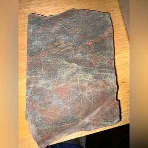 Natural Stone slab. Unakite #3.     7.8 oz.  Perfect for making cabs